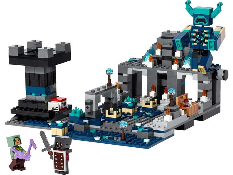 LEGO Minecraft The Deep Dark Battle Biome Building Toy 21246 £40 Free Click & Collect @ Argos