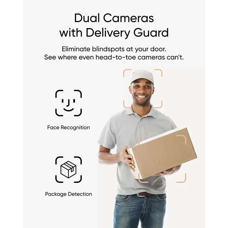 eufy E340 Dual Camera Video Doorbell with Chime