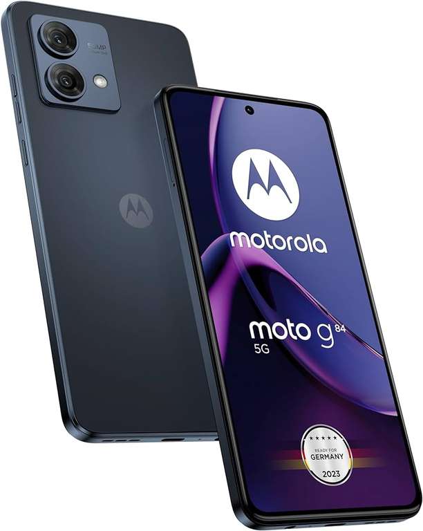 Motorola Moto G84 5G 12GB RAM + 256GB Storage - Midnight Blue