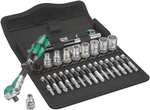 Wera 8100 SA 6, 1/4" Zyklop Speed Ratchet Set, 28PC - 05004016001