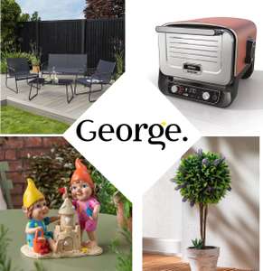 Up to 50% off George Outdoor & Garden Sale (New lines added) + free click & collect
