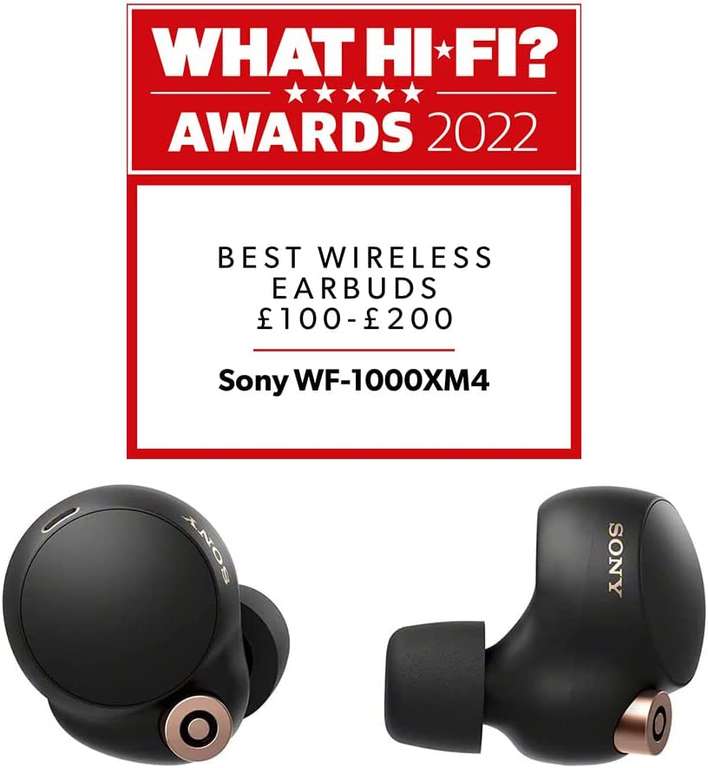 Sony WF-1000XM4 True Wireless Noise Cancelling Earbuds - (Like New) £104.23 / (Very Good) £98.13 via checkout @ Amazon Warehouse Italy