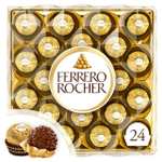 Ferrero Rocher Milk Chocolate & Hazelnut Pralines Gift Box 24 Pieces 300g - Nectar Price