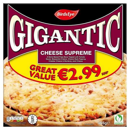 Birds Eye Gigantic Cheese Supreme Pizza 465g - Instore (Oldbury)