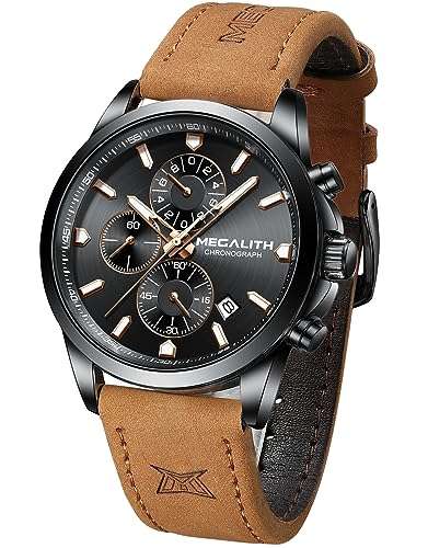 MEGALITH Mens Watches Chronograph Waterproof | hotukdeals
