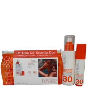 Dr. Russo Sun Essential SPF30 Face and Body Duo £22.65 with code from Look Fantastic