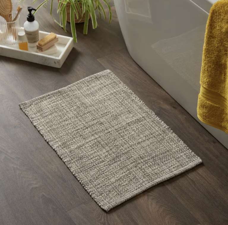Flat Weave Bathmat - Multiple Colours £1.75 + Free collection @ Dunelm