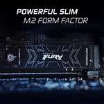 Kingston FURY Renegade PCIe 4.0 NVMe M.2 SSD SFYRS/1000G , 7300/7000 mbps -1TB - £80.98 @ Amazon