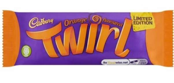 Cadbury Twirl Orange Chocolate Bar 43g x 4 Best Before: 19 Apr 2024 (min £22.50 spend)