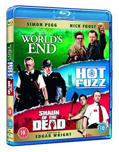 The World's End/Hot Fuzz/Shaun of the Dead [2004] [Region Free] Blu Ray £8.24 @ Amazon