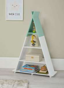 Children's Kids 4 Tier White Floor Shelving Storage Unit Sold & Delivered by House and Homestyle