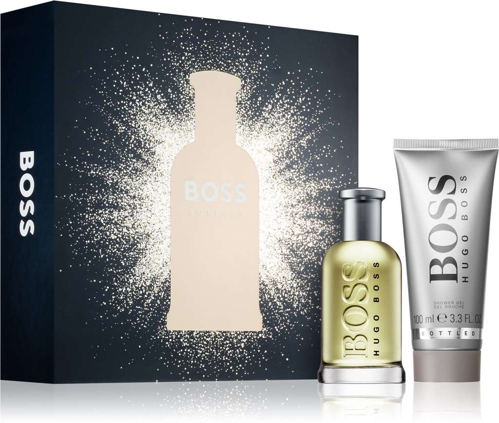 Hugo Boss BOSS Bottled Gift Set For Men ( EDT 50ml, Perfumed shower gel ...