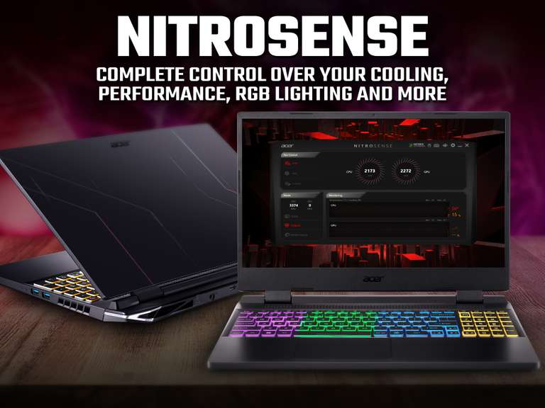 Acer Nitro 5 15.6in i5 8GB 512GB RTX4050 Gaming Laptop - Free C&C