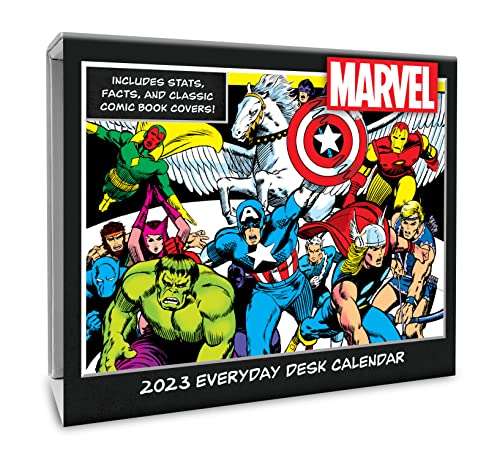 Marvel 2023 and Star Wars The Mandalorian 2023 Desk Calendar - Page A Day Formatted Calendar £2.74 @ Amazon