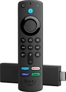 Amazon Fire Stick 4K Ultra HD - Alexa Voice Remote - TV Media Player Firestick - (US Plug) w/code sold by Red Rock UK