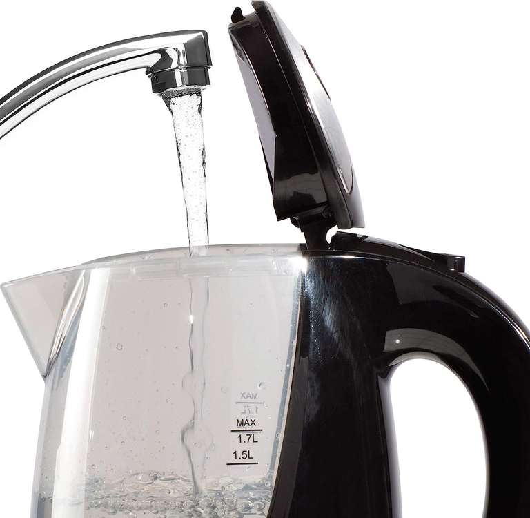Daewoo 1.7L, 2200W Fast Boil Cordless Jug Kettle, Colour Changing Indicator Lights