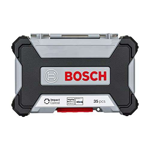 Bosch Professional 35pc. MultiConstruction Drill Bit and Impact Control Screwdriver Bit Set