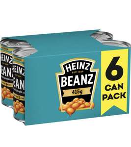 Heinz Baked Beanz, 6 x 415g £4 / £3.80 Subscribe & Save + 10% Voucher on First S&S @ Amazon