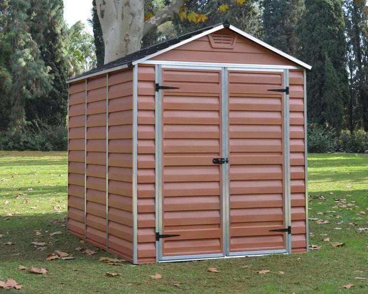 PALRAM, Large Plastic Shed 6' X 8' with Skylight