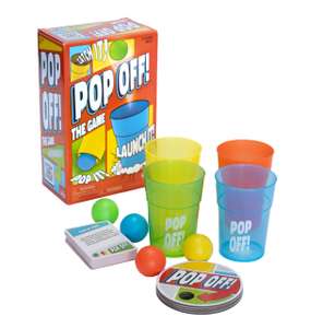 Goliath Games Pop Off! The Game | Pop it & Launch it to Score Points | Adults & Kids Party Games For 2-4 Players | Ages 8+