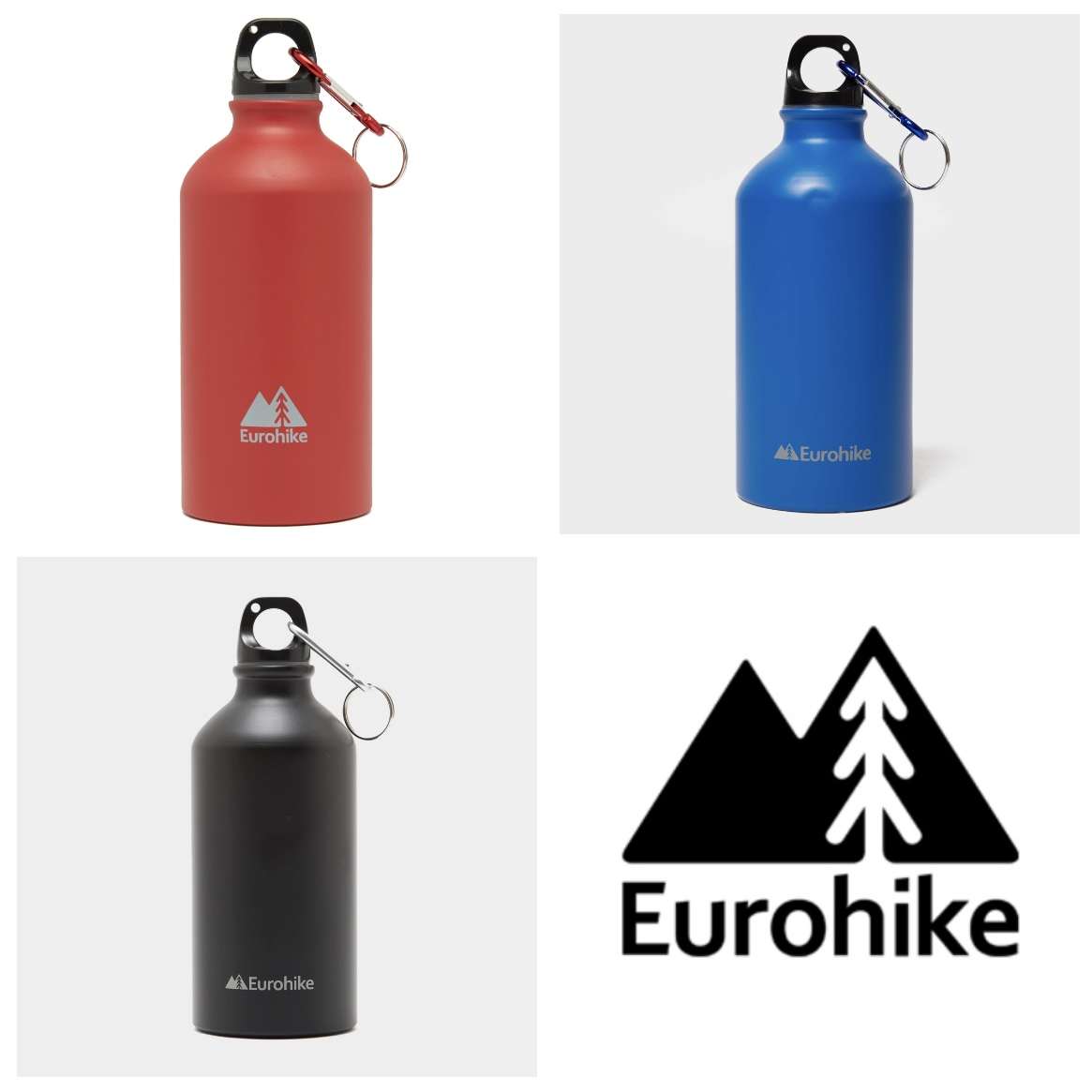 New Eurohike Aqua 1L Aluminium Water Bottle 