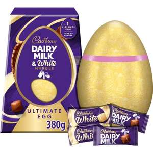 Cadbury Dairy Milk & White Marble Ultimate Egg, 372g - £9.50 - £8 w/ S&S Voucher & Max Savings