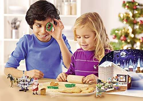 PLAYMOBIL Christmas Advent Calendar: Christmas Baking, Includes Toy Bakery and Cookie Cutters - £18.74 @ amazon