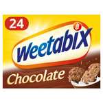 Weetabix Cereal - Regular / Chocolate / Banana 24 Pack - £2.50 Clubcard Price @ Tesco