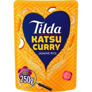 Tilda Katsu Curry Jasmine Rice 250g - Instore Oldbury