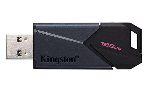 Kingston DataTraveler Exodia Onyx DTXON/128GB Flash Drive 3.2 Gen 1, 64gb - £3.09, 128gb £5.79, 256gb - £12.97 @ Amazon