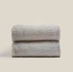 Lenon Plush Throws (4 Different Colours) - £8 Free Click and Collect @ Dunelm