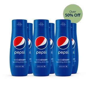 6 x Pepsi or 7up SodaStream for £12 plus postage of £5.99 - best before Nov 22 @ SodaStream