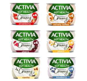 Activia Intensely Creamy Yogurts 4 x 110g (All Flavours) - £1.10 @ Morrisons