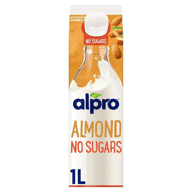 Alpro 1 litre Almond / Coconut / Hazelnut / Oat drink for £1 at Sainsbury's
