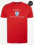Red Good Times England Football T-Shirt £3 Free Collection @ George (Asda)