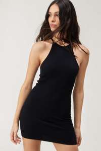 Seamless Racer Back Halter Neck Mini Dress plus free Delivery with code