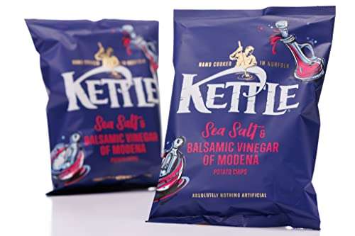 Kettle Sea Salt & Balsamic Vinegar Potato Chips 130g