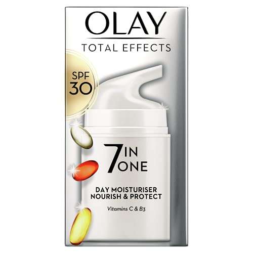 Olay Total Effects 7-in-1 Day Moisturiser SPF 30 50ml £8.20 @ Amazon