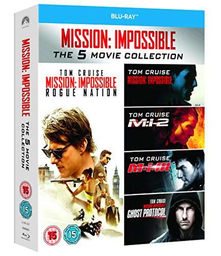 Mission: Impossible [5 Movie Blu-ray Boxset] - £9.95 Sold by scaddingk Dispatched by Amazon