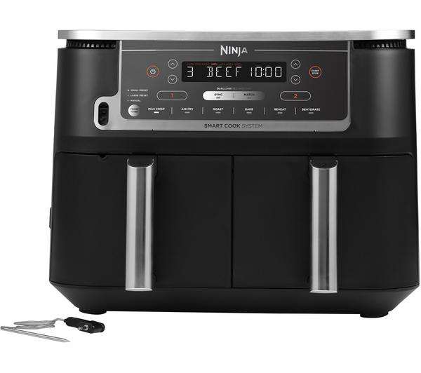 NINJA Foodi MAX Dual Zone AF451UK Air Fryer - Black (£194 with trade in of any old Kitchen tech)