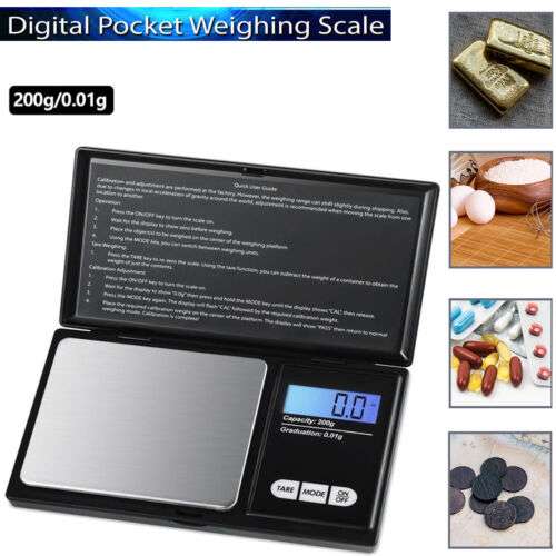 Digital Scales 0.01g to 100g Jewellery Gold Weighing Mini Pocket sold by OnlineshoppingUK