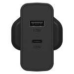 OtterBox Dual Port UK Wall Charger 30W, USB-A 12W + USB-C PD 18W, Fast Charger - £14.26 @ Amazon