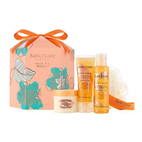 Sanctuary Spa Gift Set, Your Mini Moment Gift Box with Body Wash, Body Scrub, Body Butter - £8 @ Amazon