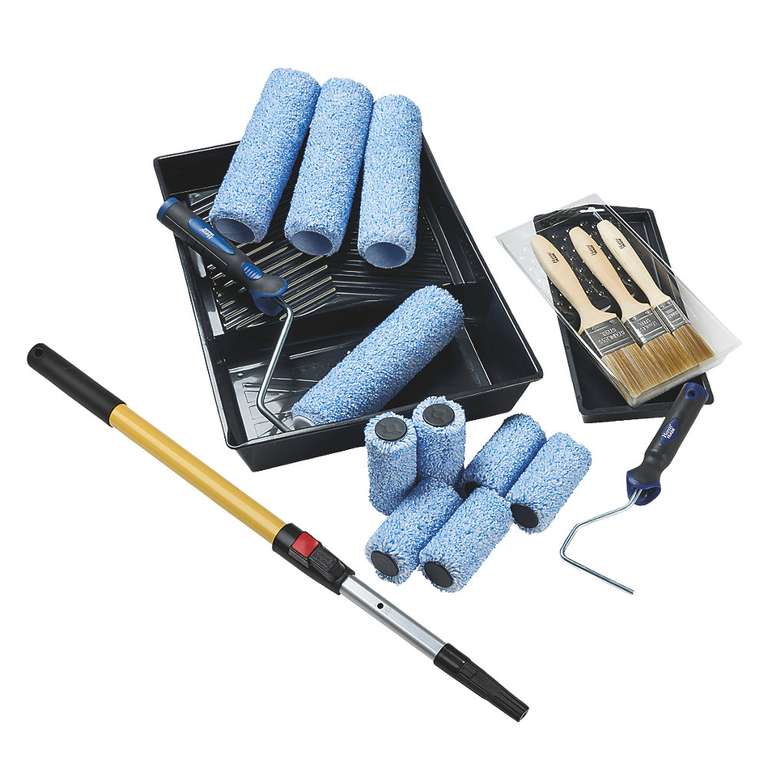 Harris Trade Big Box Roller & Brush Set - 19 Pieces £22.99 (free click and collect) @ Screwfix