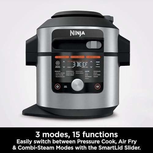 Ninja Foodi MAX 15-in-1 SmartLid Multi-Cooker 7.5L [OL750UK]
