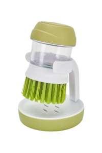 Dish Pot Brush with Soap Dispenser (with code) - sold by Living and Home