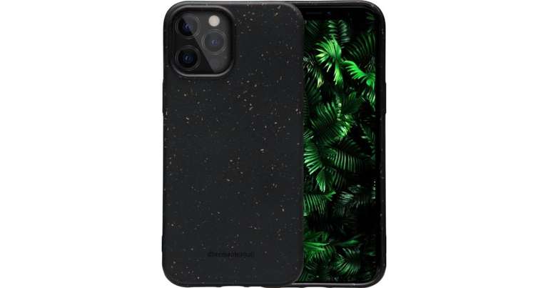 dbramante1928 London Snap On Biodegradable Case for Apple iPhone 12 Pro Max, Black - £6 + Free Click & Collect @ John Lewis & Partners