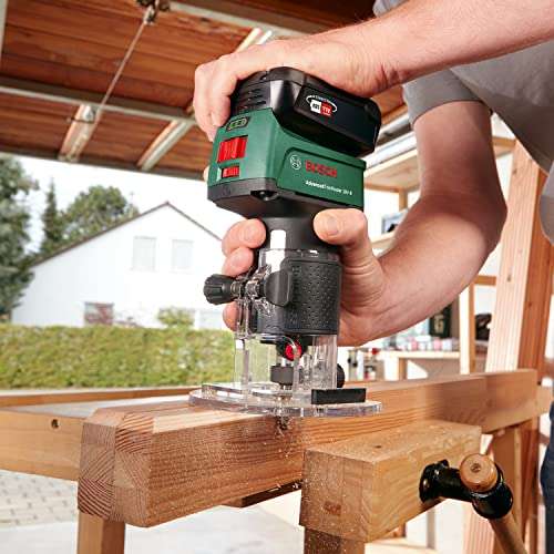 Bosch Home and Garden Cordless Trim Router AdvancedTrimRouter 18V-8 (Without Battery, 18 Volt System) £106.99 @ Amazon
