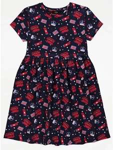 Matching Navy London Coronation Skater Dress - £4.80 with click & collect @ George (Asda)