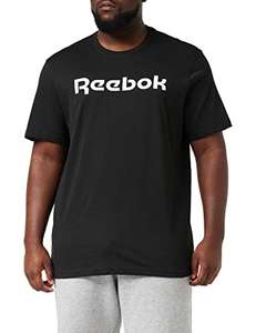 Reebok Men's Graphic Series Linear Logo T-Shirt - Medium - Black